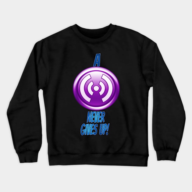 City of Heroes - A Controller Never Gives Up Crewneck Sweatshirt by lokiie1984